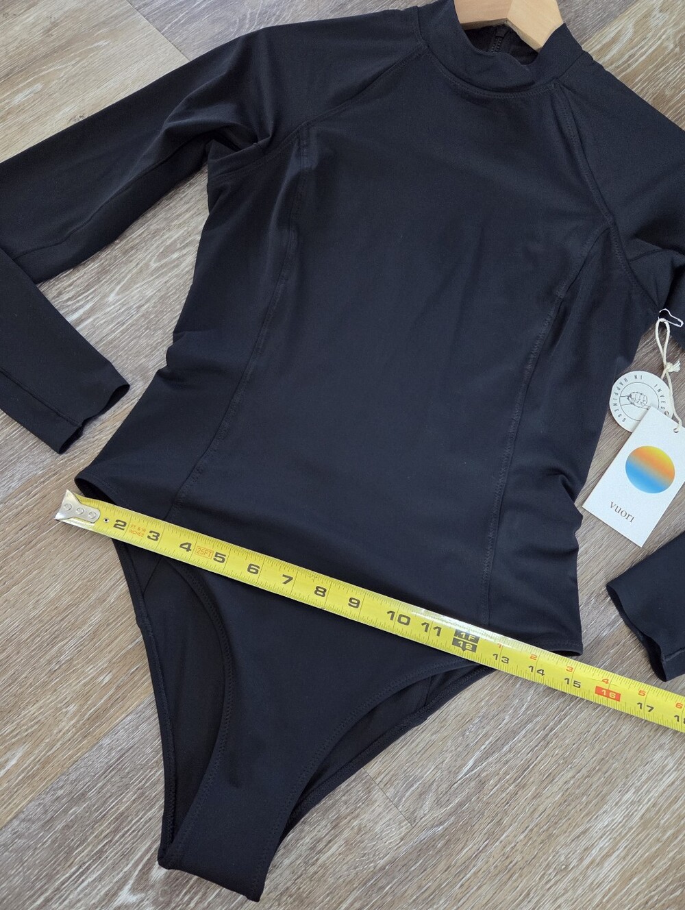Vuori Long-Sleeve Crush Paddle Suit One Piece Swimsuit Bikini NWT HTF Athletic - Picture 9 of 14